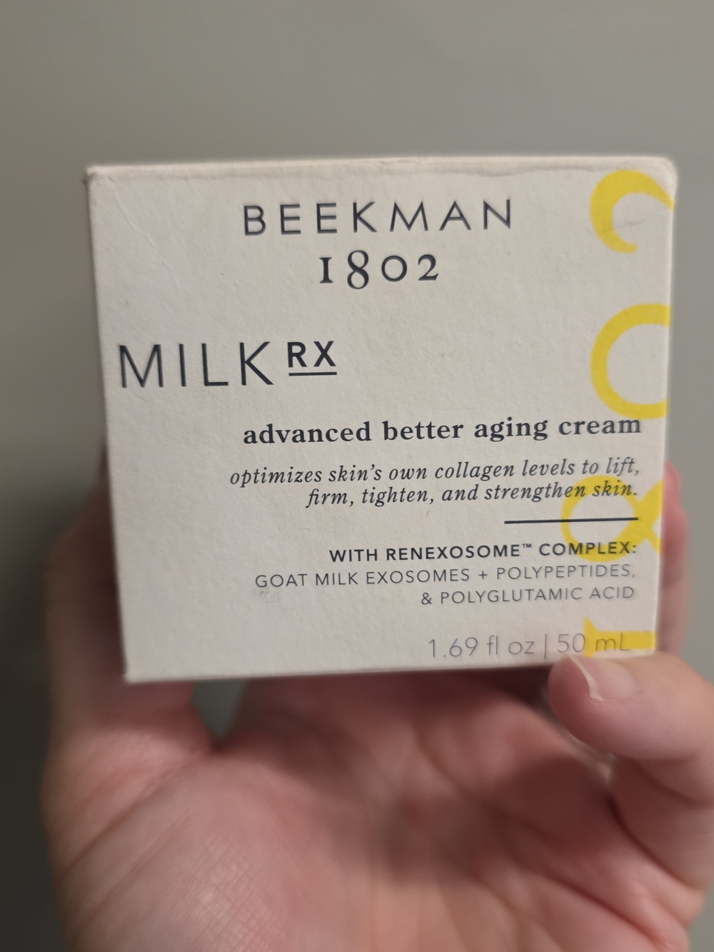 NWT Beekman 1802 Milk RX Advanced Better Aging Cream Renexosome Polypeptide